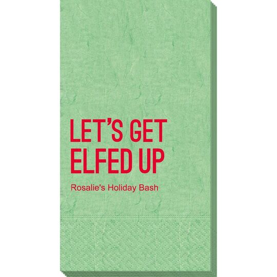 Let's Get Elfed Up Bali Guest Towels